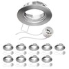 ledscom.de 10 Pieces Ceiling recessed Frame Fere recessed Frame Chrome