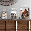HORLIMER 2 Pack 4x6 Picture Frame, Glass Photo Frames 4
