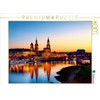 CALVENDO Puzzle Dresden in the evening - 1000 pieces photo