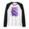Retro Cassette Tape Vaporwave Aesthetic 90s Pop Music Raglan Baseball