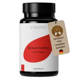 Pomegranate Extract Capsules High Dose 40% Ellagen Acid - Pack of 120 Pomegranate Extract Capsules with 1000 mg Daily Dose from Traditional Cultivation - Vegan & Organic Available