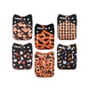 ALVABABY Helloween Baby Cloth Diapers 6 Pack with 12 Inserts