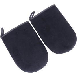 NOLITOY 2 Piezas Guantes Aplicadores De Autobronceador Negros Guantes Sol Para Bronceado Casa Para Cubrir Uniformemente