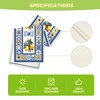 Artoid Mode Lemon Flowers Blue and White Porcelain 210 GSM