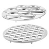 Zerodeko 2pcs Dumpling Maker Aluminum Mold Versatile Ravioli Wonton Press