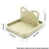 Lesbyit Foldable Pan Lid Holder with Drip Pad, Heat-Resistant Kitchen