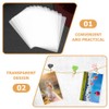 COHEALI Self Laminating Sheets 100pcs Cold Laminating Pouches Waterproof for