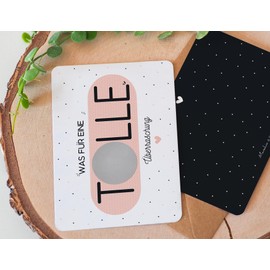 Manahia Scratch Card Aunt - Du wirst Tante - Scratch Card - Birth Aunt - Pregnancy Announcement - Congratulations Scratch Card Pregnant - Future Aunt, Niece, Future Nephew