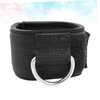 WOONEKY 1 Pair of Black Ankle Straps for Gym Training