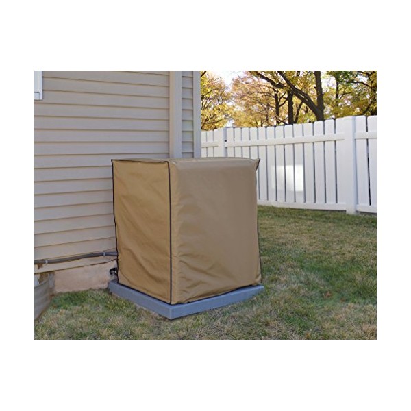 Comp-Bind Technology Air Conditioning System Unit York Model YCG36B21S Waterproof Tan Nylon Cover Dimensions 35.5''W x 31.5''D x 36.5''H