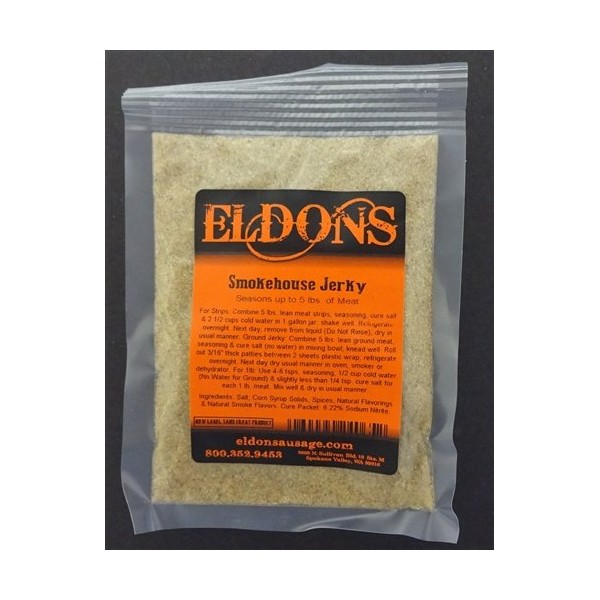 Jerky Seasoning Spice with Cure Seasons 5 Pounds Each - Your Choice of Flavor (Smokehouse)