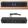 Computer Speaker Bluetooth Desktop Soundbar HiFi Stereo Sound Volume Adjustable