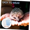 jojofuny Pet Gloves Thicken Breathable Animal Handling Safety Anti-scratch Random