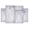 WuGeShop Mesh Silverware Tray Drawer Organizer, Kitchen Utensils Flatware with