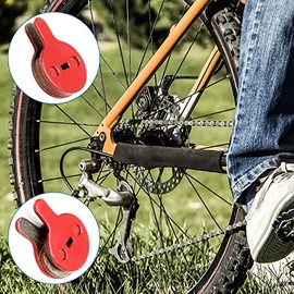 Pilipane 4 pares de pastillas de freno de disco de bicicleta, pastillas de rotor de disco de freno semimetálicas para Bb5 M446, de bicicleta eléctrica, de montaña de resin, Rojo, 11.00*7.00*3.00