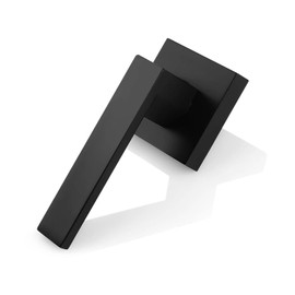 Probrico [Pack of 10 Door Lever Dummy Lever Door Handle for Closets French Doors,Square Dummy Door Lever,Non-Turning Single Side Pull with Satin Nickel Finish,Easy Installation Pull Only Lever Set