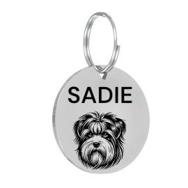 Pet Tags STAINLESS STEEL  LASER ENGRAVED PET TAG ID DOG NAME TAGS ALL BREEDS AVAILABLE