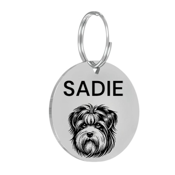 Pet Tags STAINLESS STEEL LASER ENGRAVED PET TAG ID DOG
