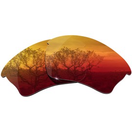 Oak&ban Polarized Replacement Lenses for Oakley Half jacket XLJ Sunglass Fire Red