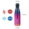 BJPKPK Insulated Water Bottle 17oz Stainless Steel Water Bottles Metal