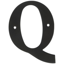 Deltana RL4Q-10B 4-Inch Residential Letter Q House Board