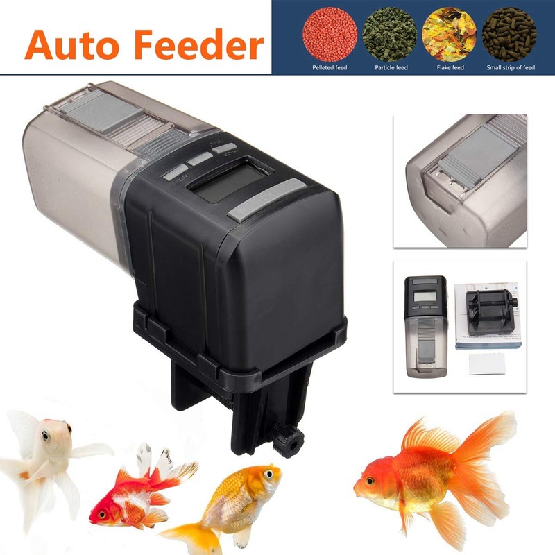 DollaTek Digital timing automatic fish feeder Smart fish feed aquarium