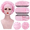 2 Pieces Satin Hats Women Silk Hat Night Satin Hat