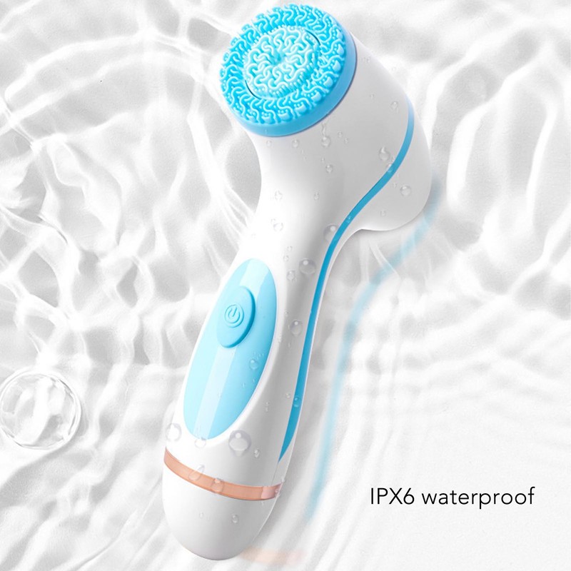 Electric Facial Cleansing Brush Silicone Pore Deep Cleansing Waterproof Make