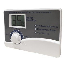 60 Whole House Humidifier Control Humidistat with Outdoor Temperature Sensor - Compatible with 400, 500, 600, 700 Series - Automatic Digital Control for 24VAC Humidifiers