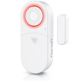 CSL - Fensteralarm Einbruchschutz - Türalarm - 120 dB lauter Signalton Alarmsensor - Tür und Fenster - 2er Set mit Batterien - Alarmanlage - Wohnmobil - Gartenhaus