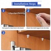 50pcs 3/16 Inch Shelf Support Pegs,Clear Plastic 5mm Shelf Pins,Shelf