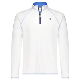 White Water New Harbor Quarter Zip Pullover for Men - White XL