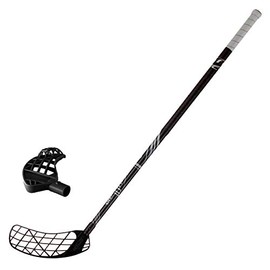 ACCUFLI Floorball Sticks Airtek A90 (Combo Left Handed, Black)