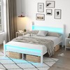 CollaredEagle Full Bed Frame with Headboard and Footboard,Heavy Duty Steel