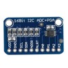 Jiawu 16‑Bit I2C ADC Module, Programmable Gain Amplifier, Large Signal