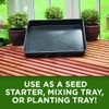 Tierra Garden Square Tray, Durable 1-Piece Drip and Potting Tray