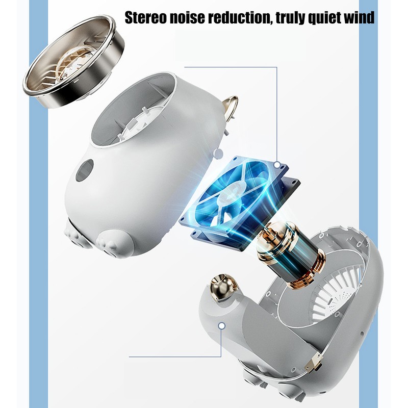Air Conditioner Fan Multifunctional Portable 350ml Humidifying Spray Usb Rechargeable
