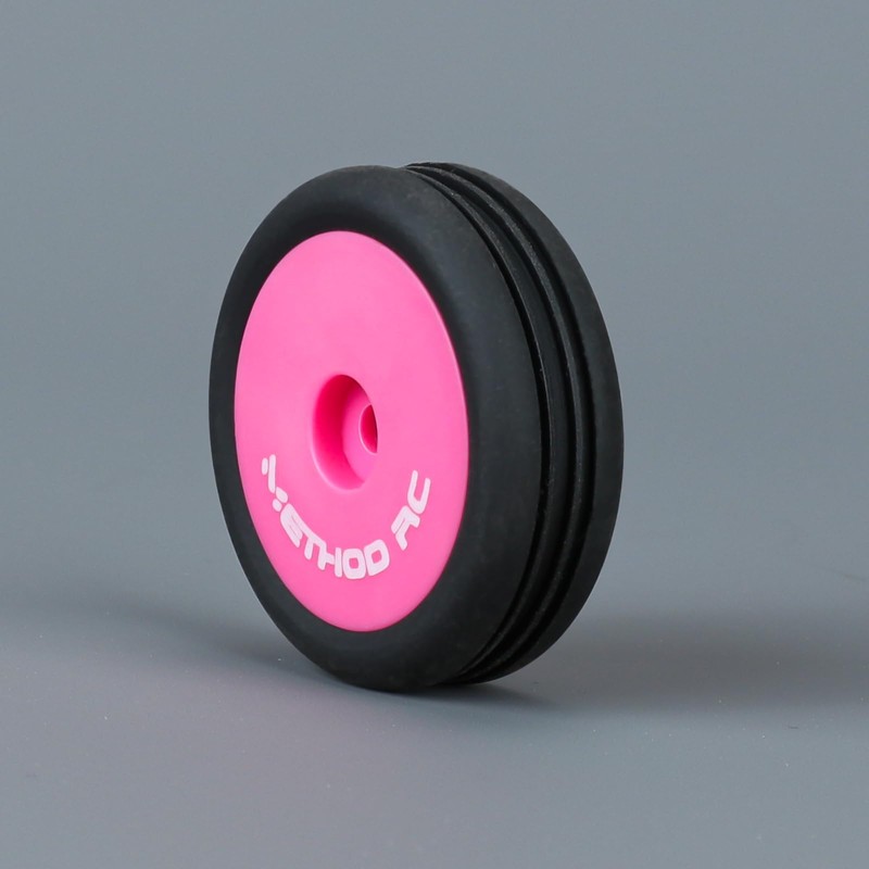 METHOD RC Pre-glued NitraGrip 1/24 Buggy Tires 7mm Hex Pink