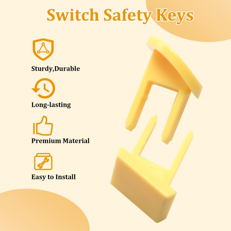 60256 22256 Round Square Safety Switch Keys for Sears Craftsman