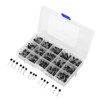600 Pcs Transistors Assortment Kit NPN TO-92 PNP 2N2222-S9018 Straight