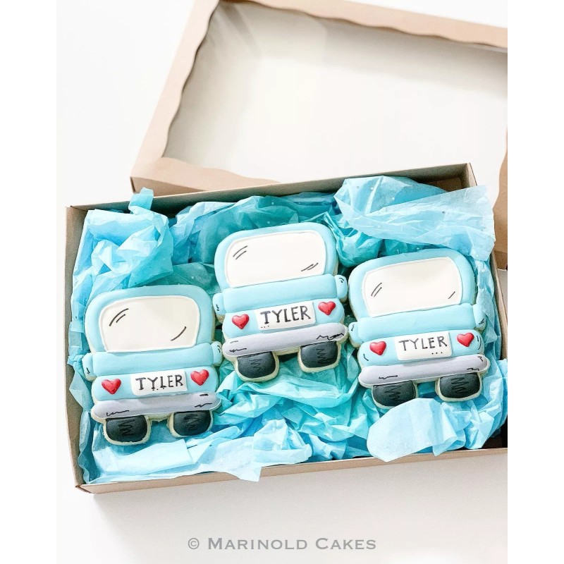 Unbranded School Bus Car Front 3.5'' Cookie Cutter Metal