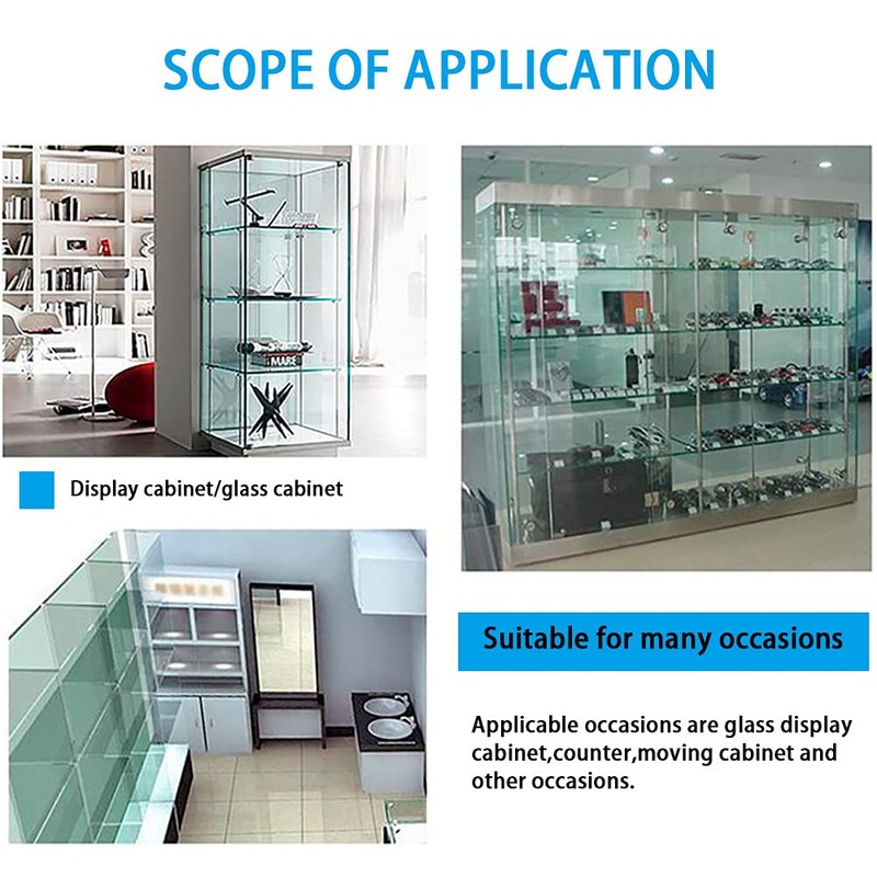 Sliding Glass Door Ratchet Lock, Drawer Display Case Showcase Security