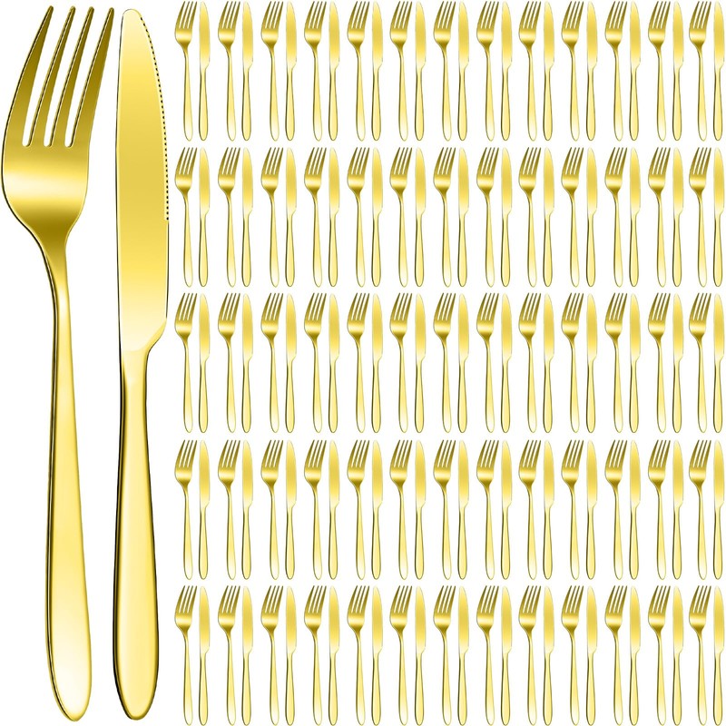 Nuenen 150 Pcs Stainless Steel Set Include 75 Dinner Forks