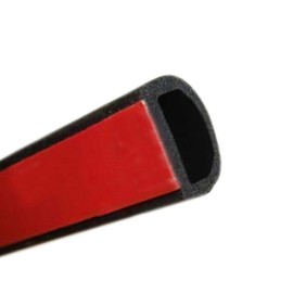 Supmico 4 m x 14 mm x 12 mm car door seal, car door seal, edge protection, rubber seal, edge protection, D style car
