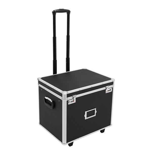 XUANIIIL Portable File Storage Box, Aluminum Alloy Hand Pull File