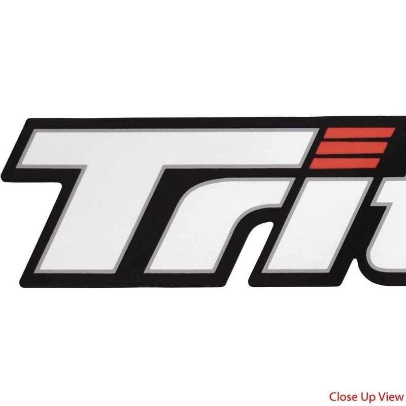 Triton Boat Graphic Decal 209782 | Sticker Red White Vinyl