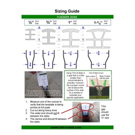 Trim-A-Slab (Walnut) Expansion Joint Repair/Replace Material - 1/2" x 50 Linear feet (15.2m)