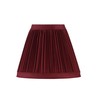 Aspen Creative 33124-2 Small Pleated Empire Shape Chandelier Clip-On Lamp