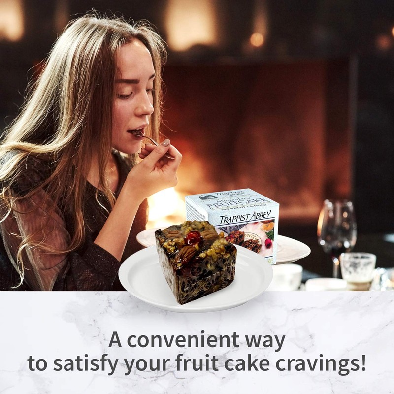 Trappist Abbey Monastery Fruitcake - Christmas Cake with Candied Fruits