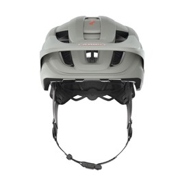 ABUS CliffHanger MTB helmet - bike helmet for demanding trails - with large ventilation openings & TriVider strap system - for men and women - grey, size M
